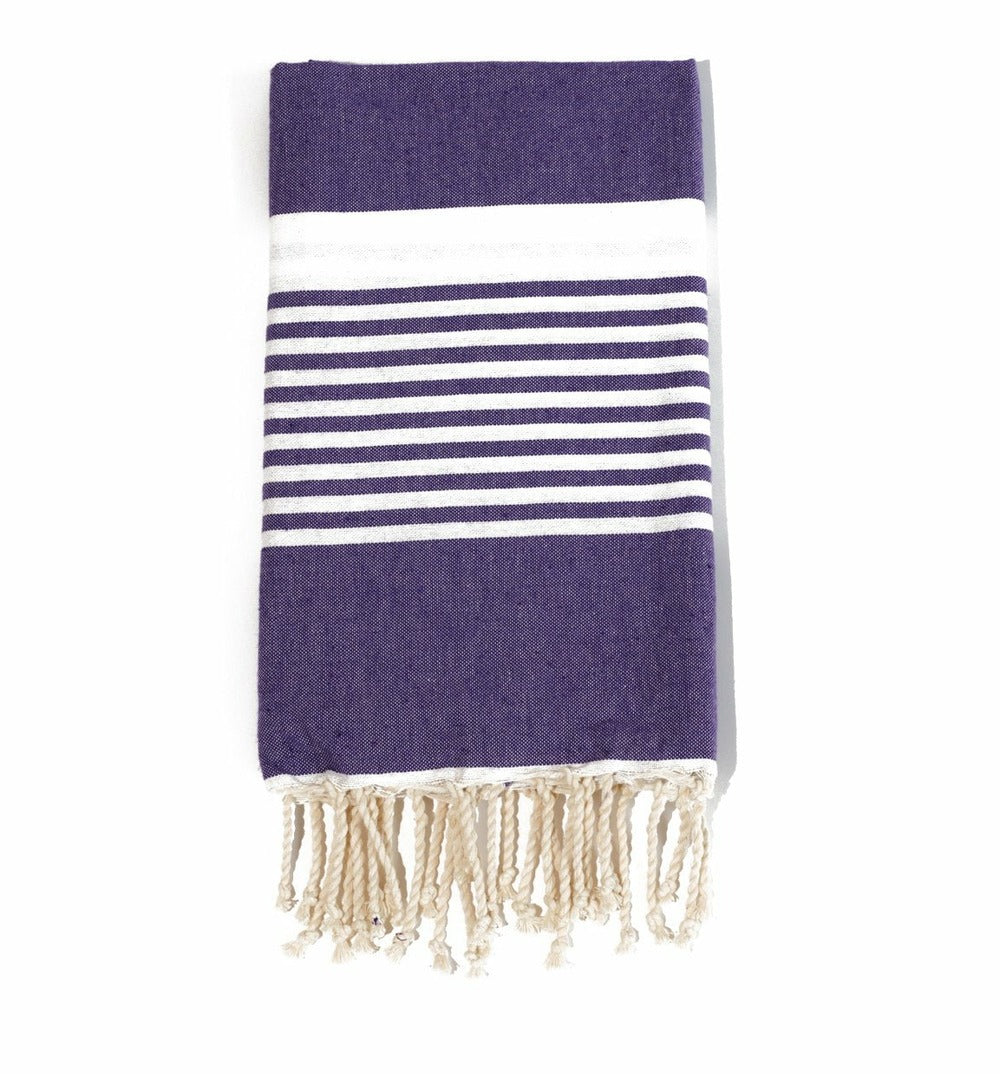  Fouta En Coton Arthur 100x200cm Violet