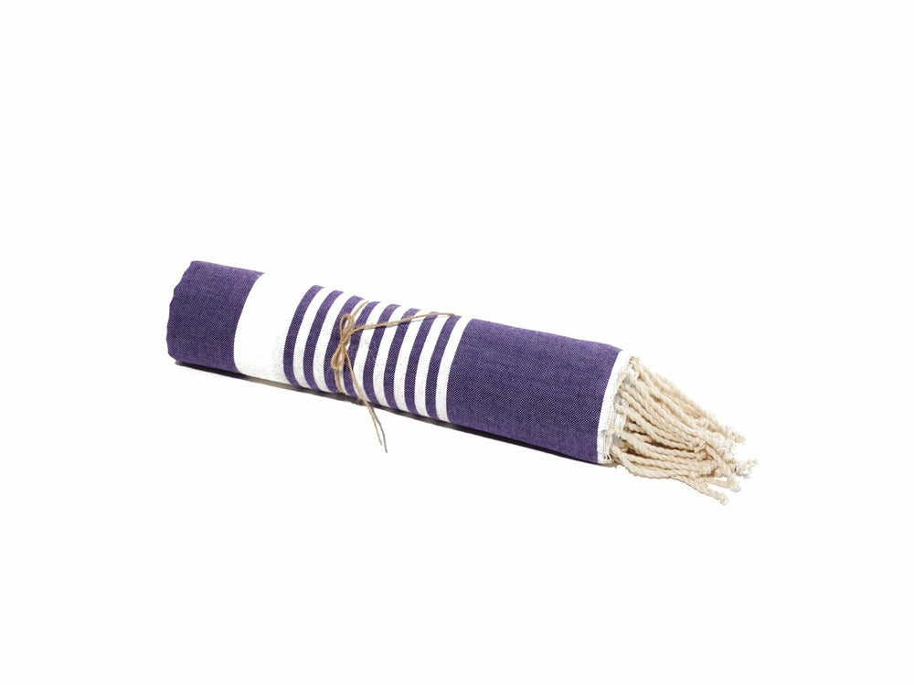  Fouta En Coton Arthur 100x200cm Violet