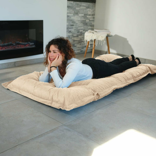  Futon Xxl - Matelas De Sol 195x100cm - Beige