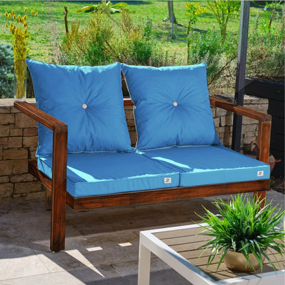  Coussin De Remplacement Pour Chaise, Fauteuil Jardin 60 X 60 Cm – Bleu Petrole