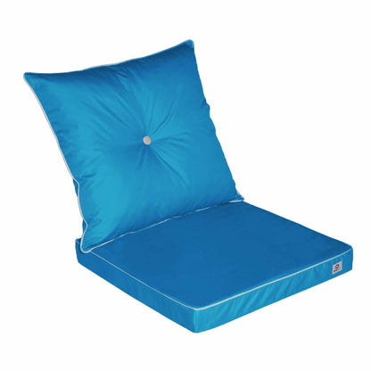  Coussin De Remplacement Pour Chaise, Fauteuil Jardin 60 X 60 Cm – Bleu Petrole