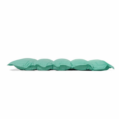  Coussin Capitonné Confort Intérieur Extérieur 120x60cm - Vert Mint