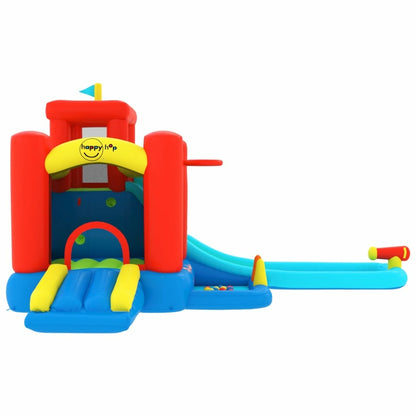 Happy Hop Château Gonflable Avec Toboggan Et Piscine 330x441x233 Cm