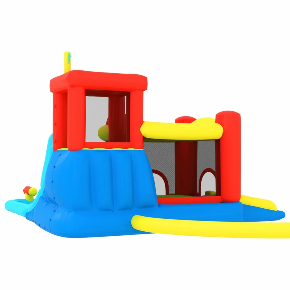Happy Hop Château Gonflable Avec Toboggan Et Piscine 330x441x233 Cm
