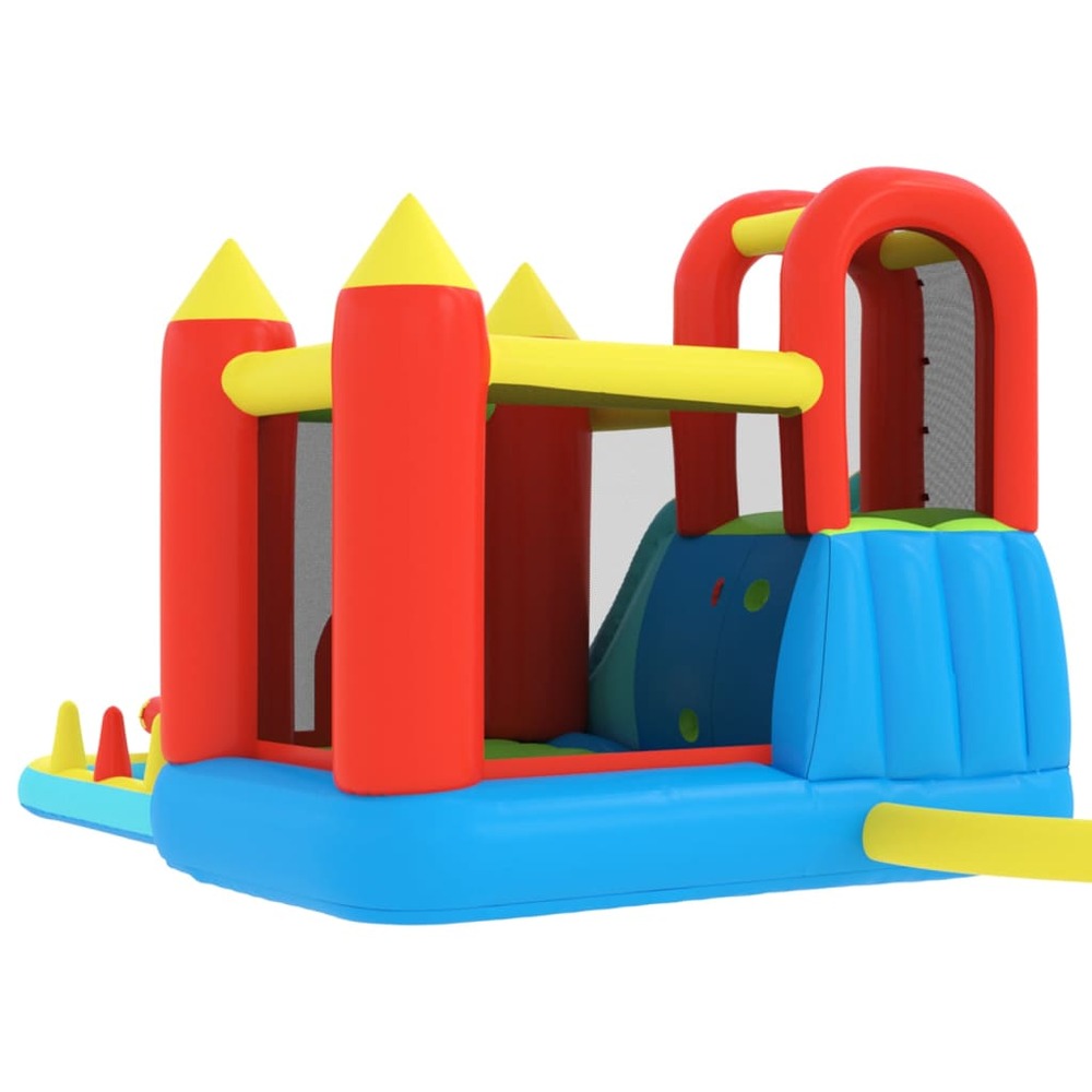 Happy Hop Château Gonflable Avec Toboggan Et Piscine 298x400x221 Cm