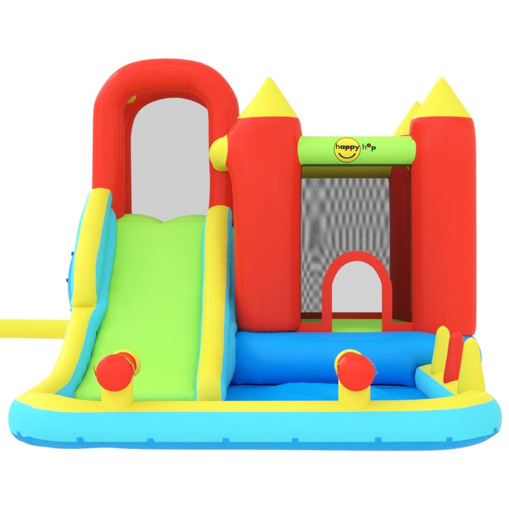 Happy Hop Château Gonflable Avec Toboggan Et Piscine 298x400x221 Cm