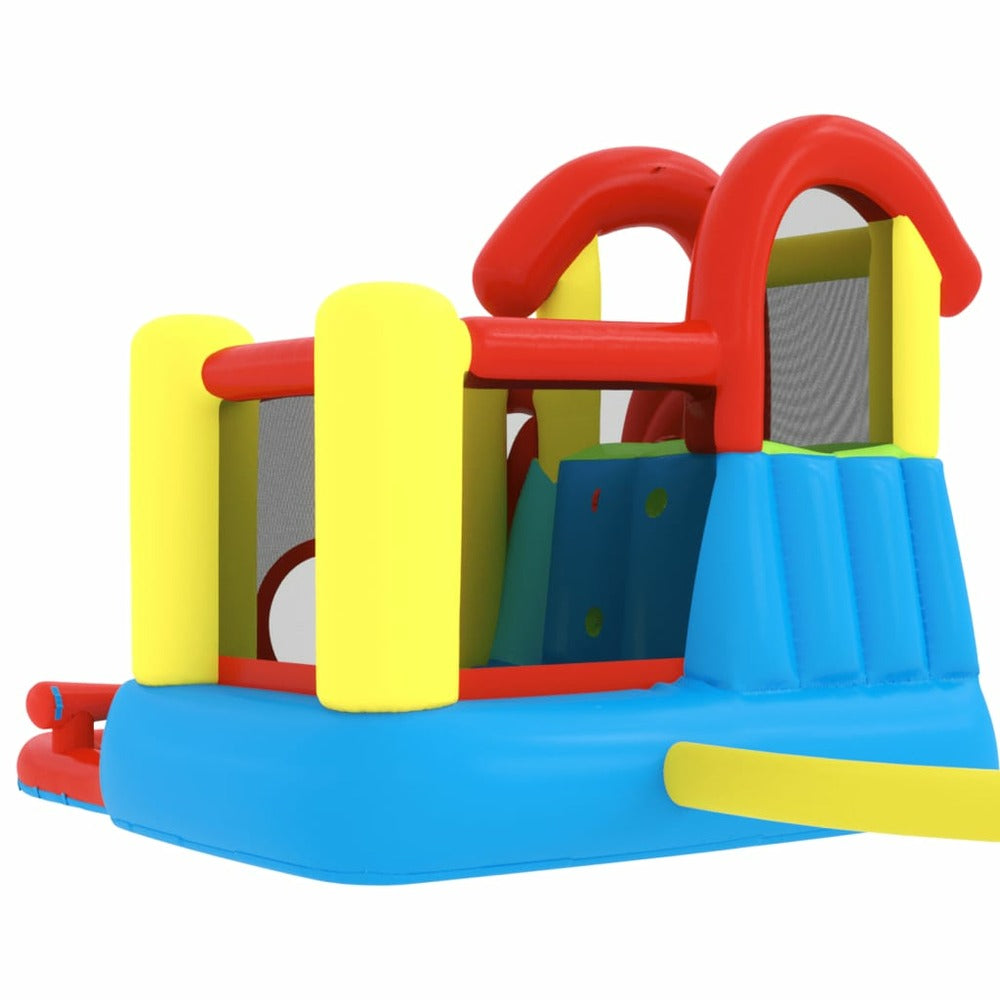 Happy Hop Château Gonflable Avec Toboggan Et Piscine 280x319x211 Cm