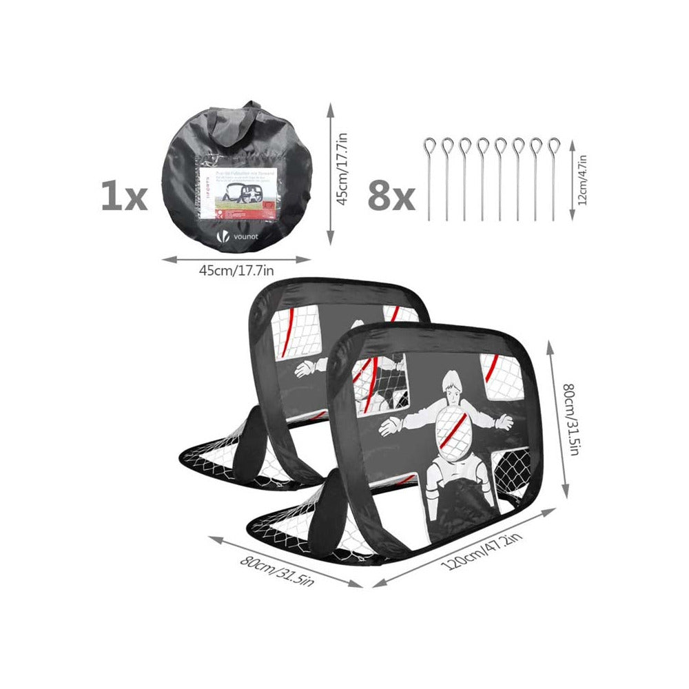  Cage De Foot Pliable 2 En 1 Newbie 120 X 90 Cm