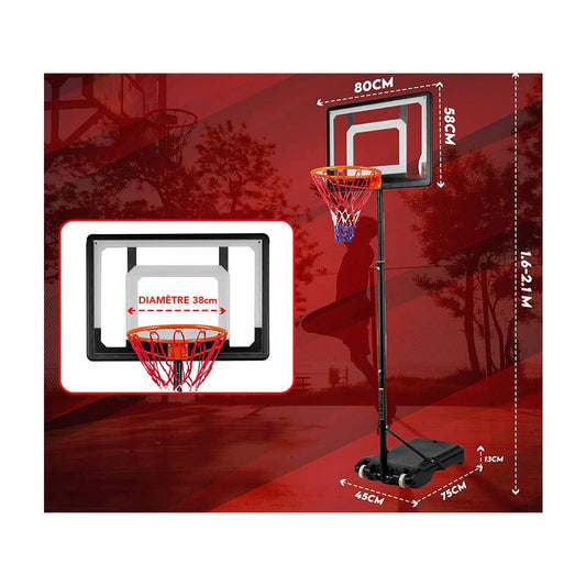  Panier De Basket 1.60 M à 2.10 Mtraining