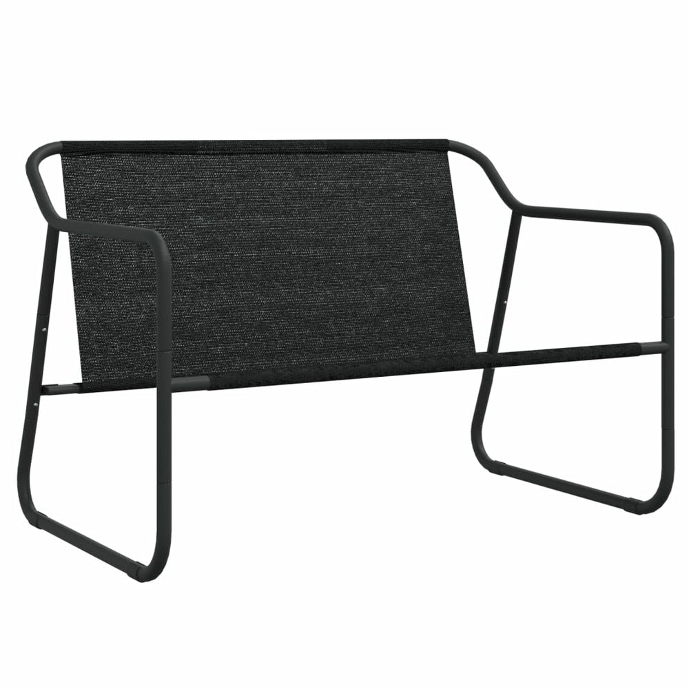 VIDAXL Banc De Jardin à 2 Places Avec Coussin Anthracite Acier
