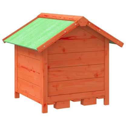 VIDAXL Chenil Marron 65x65x61,5 Cm Bois De Pin Solide