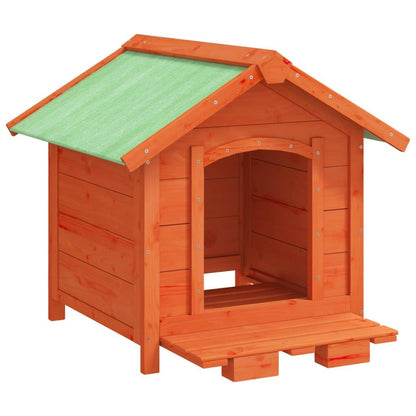 VIDAXL Chenil Marron 65x65x61,5 Cm Bois De Pin Solide