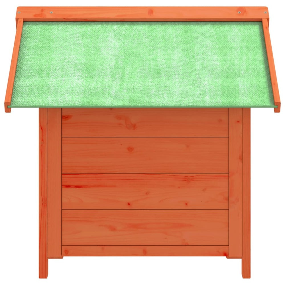 VIDAXL Chenil Marron 65x65x61,5 Cm Bois De Pin Solide