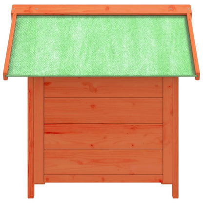 VIDAXL Chenil Marron 65x65x61,5 Cm Bois De Pin Solide