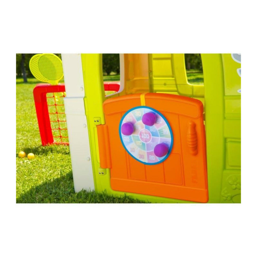 Feber - Maison De Jeu Avec 6 Activités Sportives Inclues Et Accessoires