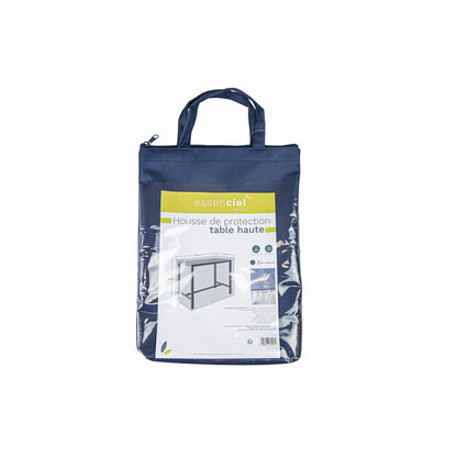  Housse De Protection Table De Bar Haute Imperméable Et Résistante Aux UV En Polyester Bleu Marine - 165x110x120cm