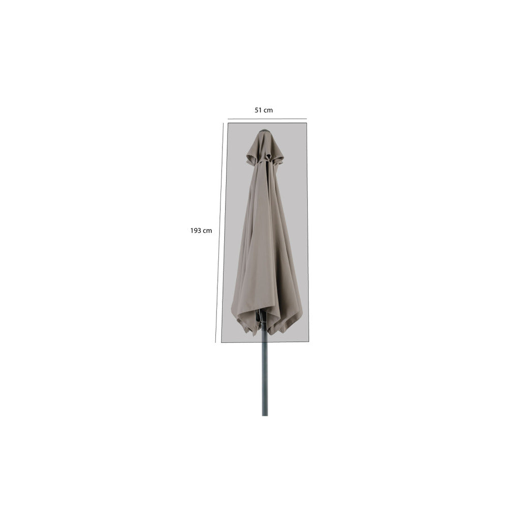  Housse De Protection Parasol Droit Jardin Imperméable Et Résistante Aux Uv En Polyester Bleu Marine - Mobilier De Jardin - 51x193cm