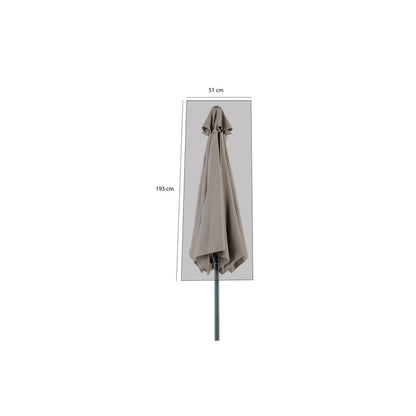  Housse De Protection Parasol Droit Jardin Imperméable Et Résistante Aux Uv En Polyester Bleu Marine - Mobilier De Jardin - 51x193cm