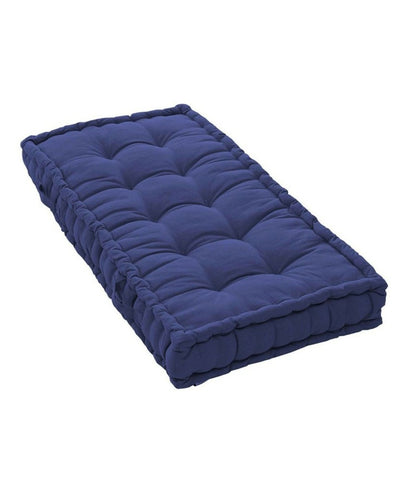  Coussin Palette 60x120 Cm Uni Paletis Marine Coton