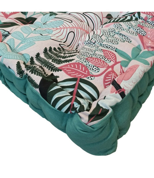  Coussin Palette 60x120 Cm Graphique Rose Coton