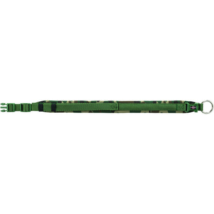 Trixie Collier Avec Rembourrage Taille S-m Couleur Vert Camouflage Pour Chien