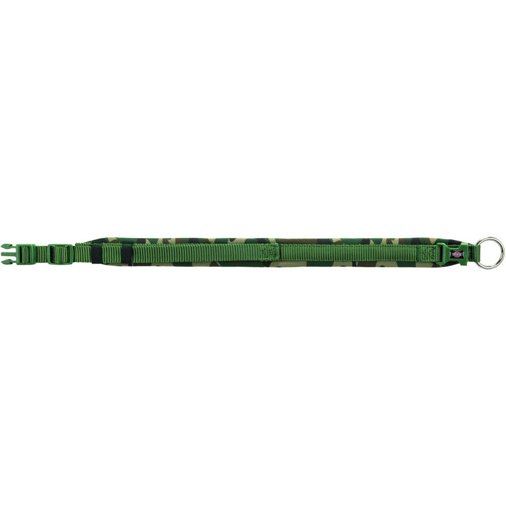 Trixie Collier Avec Rembourrage Taille L Couleur Vert Camouflage Pour Chien