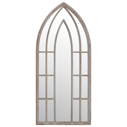 VIDAXL Miroir De Jardin Sable 100x45cm Fer Pour Utilisation Extérieure