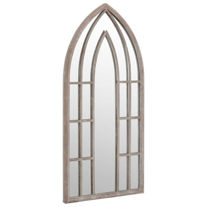 VIDAXL Miroir De Jardin Sable 100x45cm Fer Pour Utilisation Extérieure