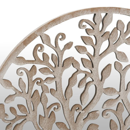 VIDAXL Miroir De Jardin Sable 40x2,5cm Fer Rond Utilisation Extérieure