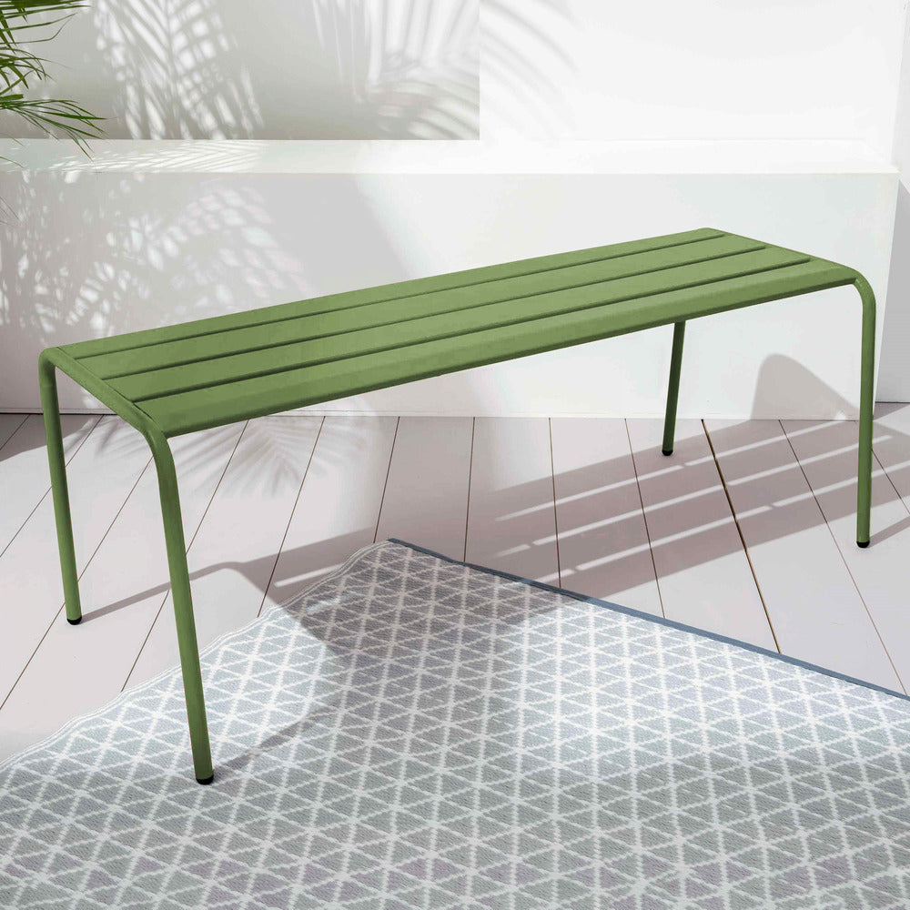  Banc De Jardin En Acier Vert Cactus