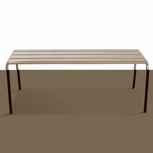  Banc De Jardin En Acier Taupe