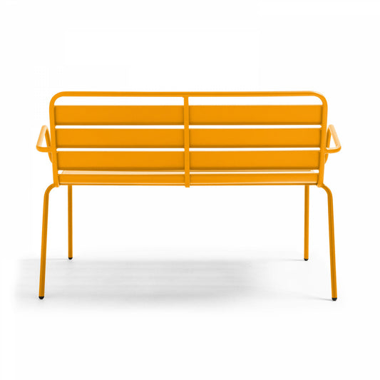  Banc De Jardin En Métal Jaune