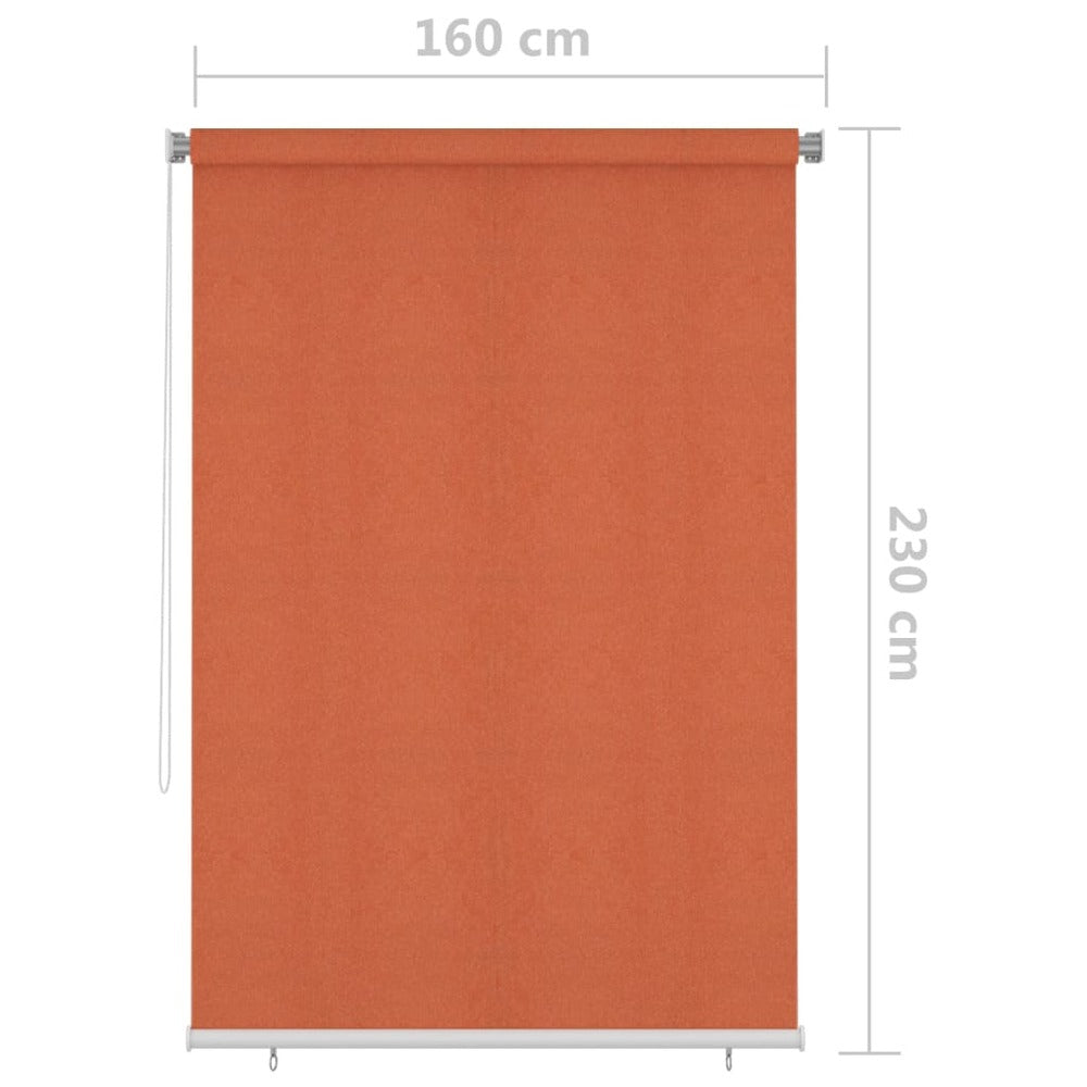 VIDAXL Store Roulant D'extérieur 160x230 Cm Orange