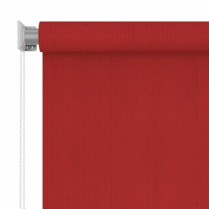VIDAXL Store Roulant D'extérieur 160x230 Cm Rouge Pehd