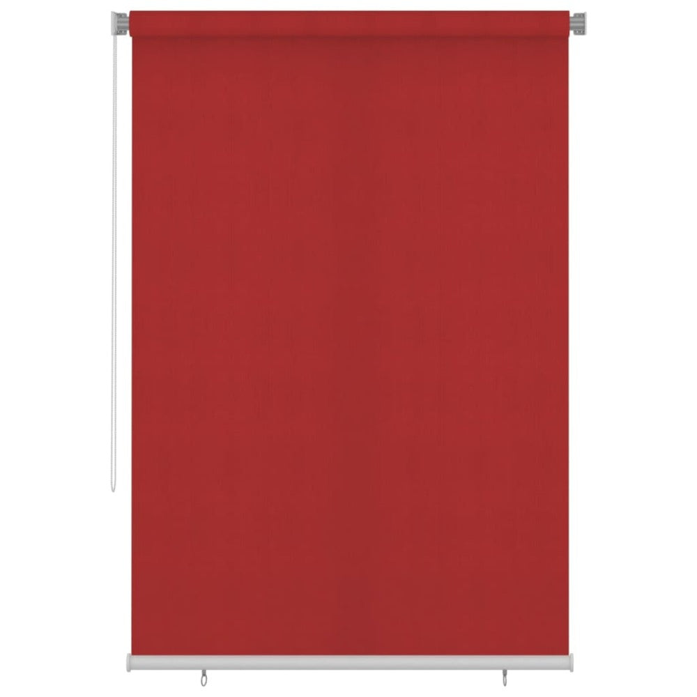 VIDAXL Store Roulant D'extérieur 160x230 Cm Rouge Pehd