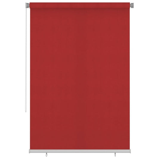VIDAXL Store Roulant D'extérieur 160x230 Cm Rouge Pehd