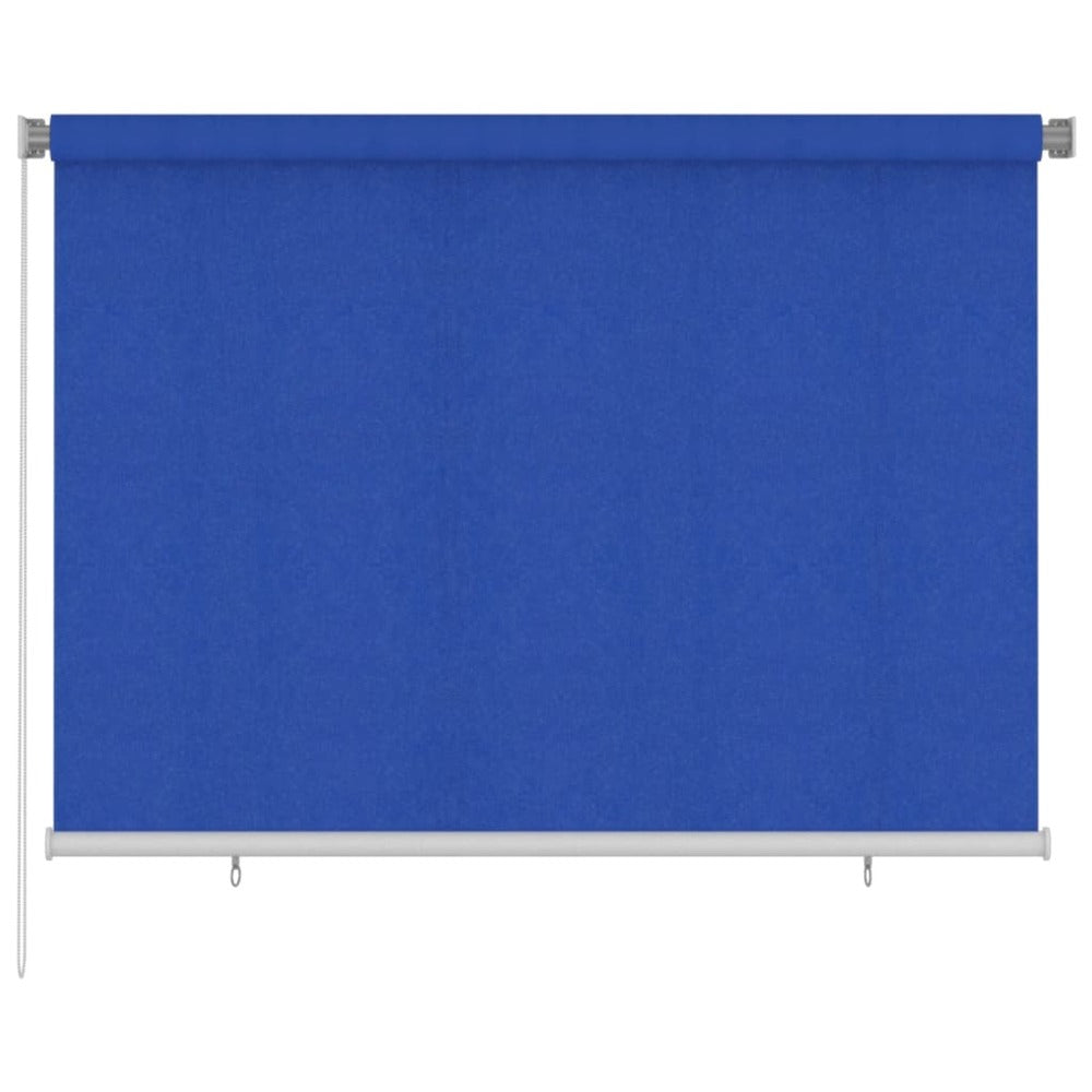 VIDAXL Store Roulant D'extérieur 200x140 Cm Bleu Pehd