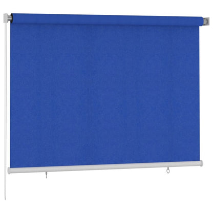 VIDAXL Store Roulant D'extérieur 200x140 Cm Bleu Pehd