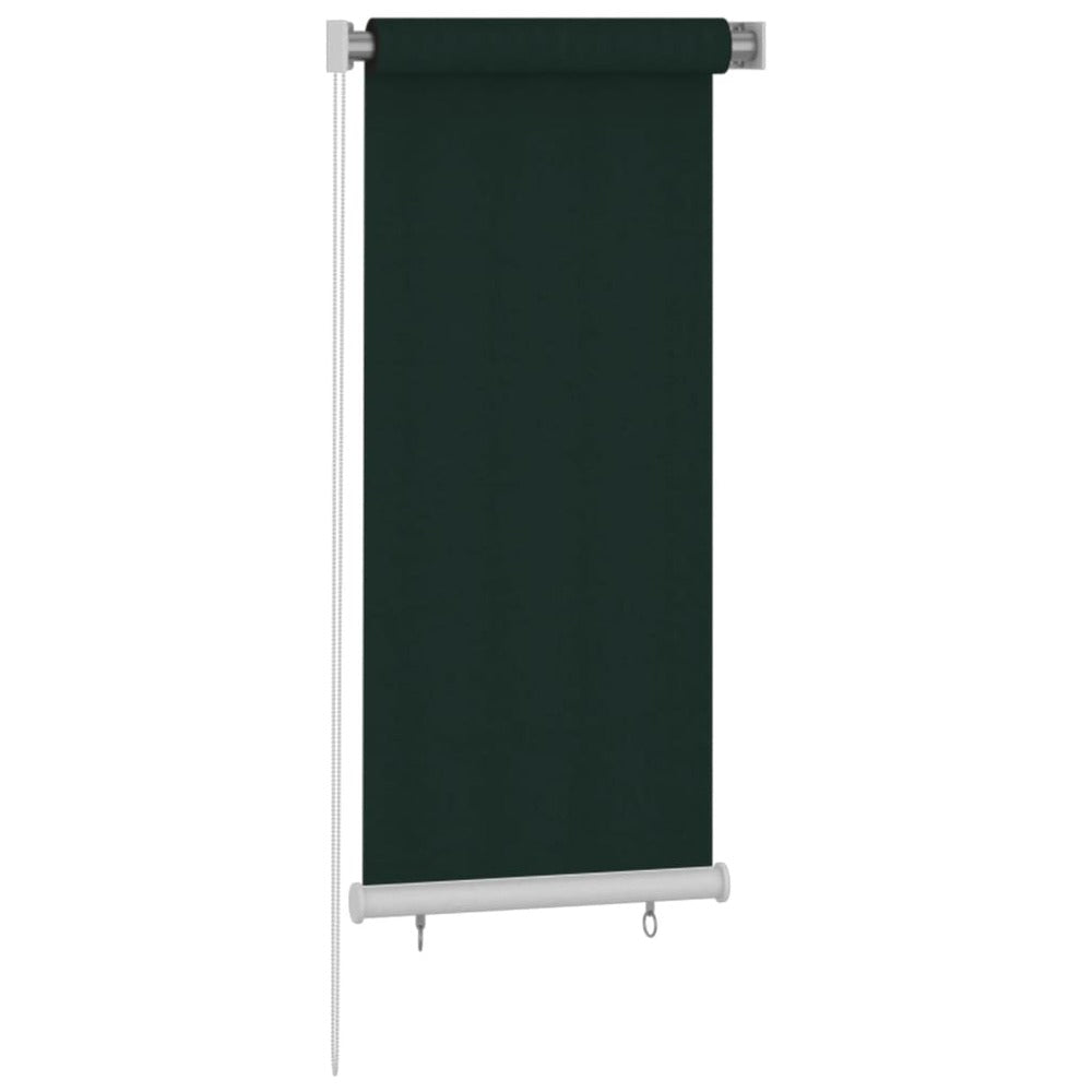 VIDAXL Store Roulant D'extérieur 60x140 Cm Vert Foncé Pehd