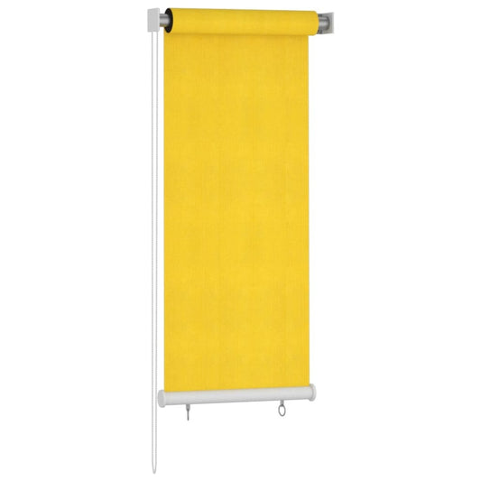 VIDAXL Store Roulant D'extérieur 60x140 Cm Jaune Pehd