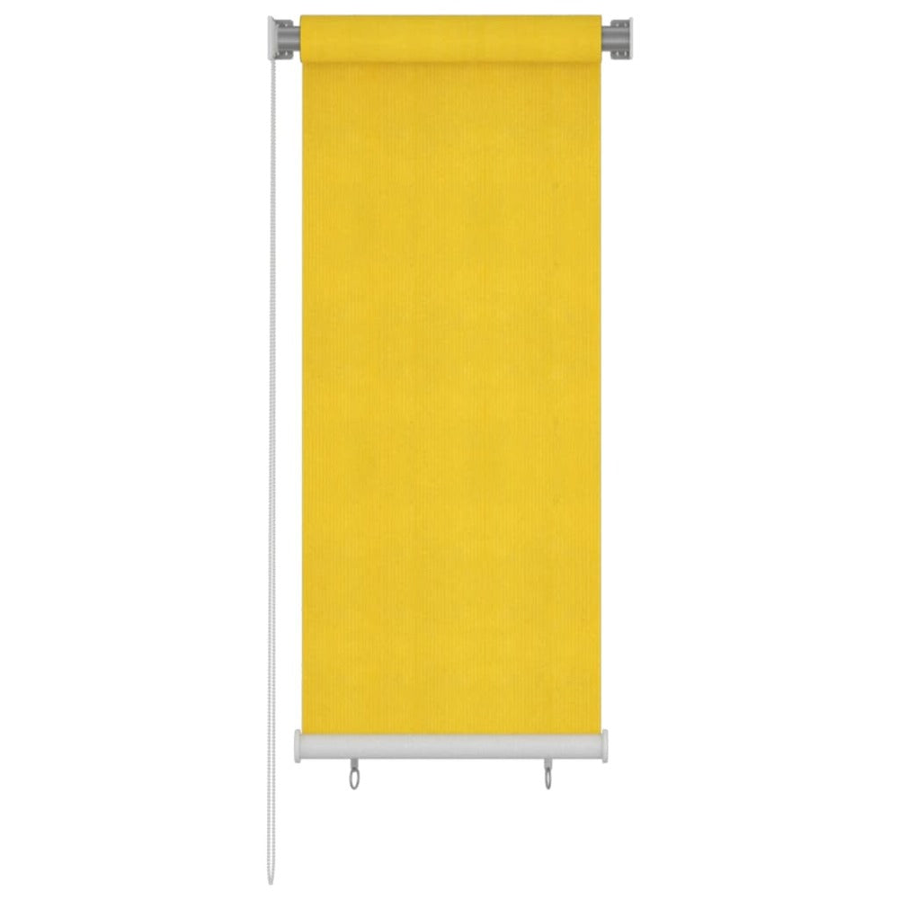 VIDAXL Store Roulant D'extérieur 60x140 Cm Jaune Pehd