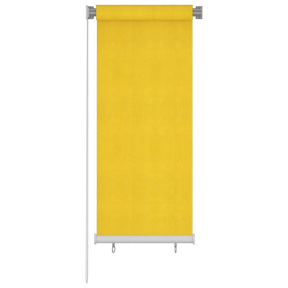 VIDAXL Store Roulant D'extérieur 60x140 Cm Jaune Pehd