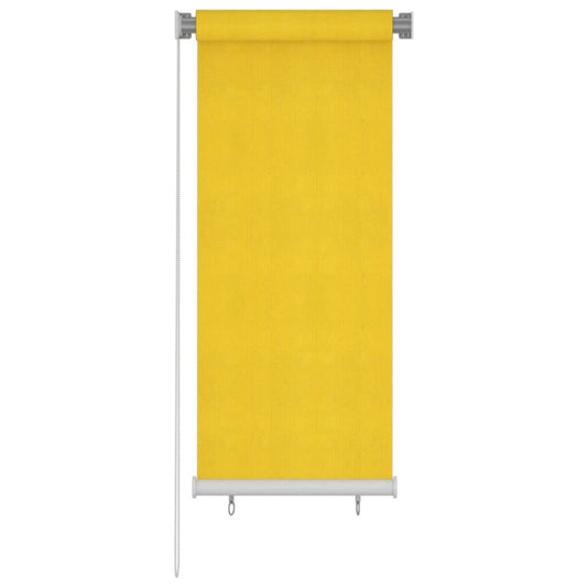 VIDAXL Store Roulant D'extérieur 60x140 Cm Jaune Pehd