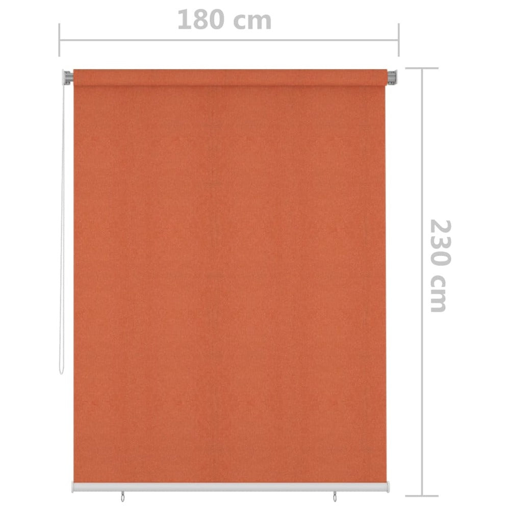 VIDAXL Store Roulant D'extérieur 180x230 Cm Orange