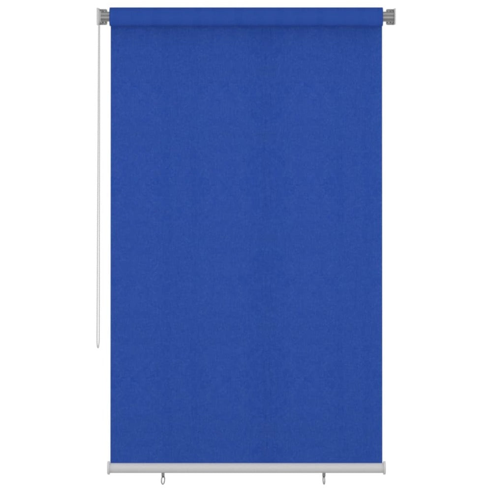 VIDAXL Store Roulant D'extérieur 140x230 Cm Bleu Pehd