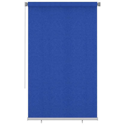 VIDAXL Store Roulant D'extérieur 140x230 Cm Bleu Pehd