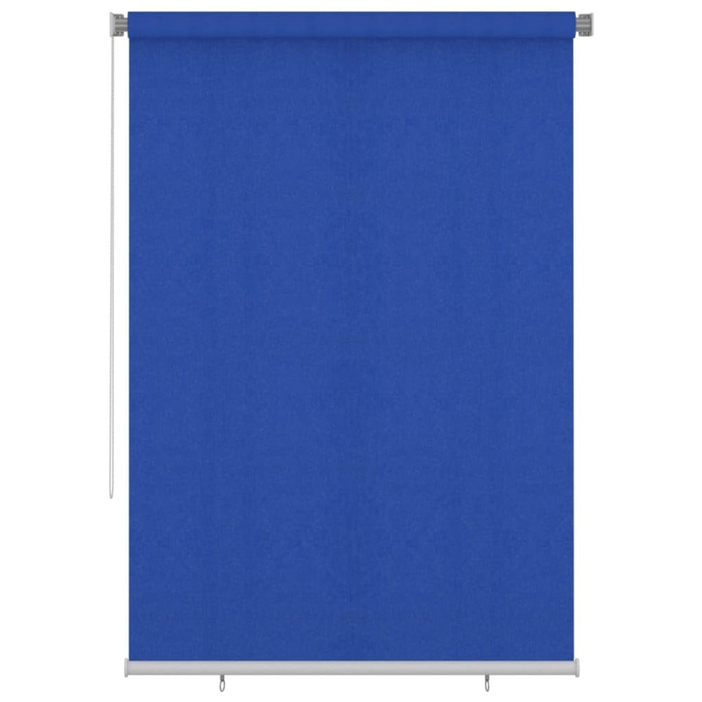 VIDAXL Store Roulant D'extérieur 160x230 Cm Bleu Pehd