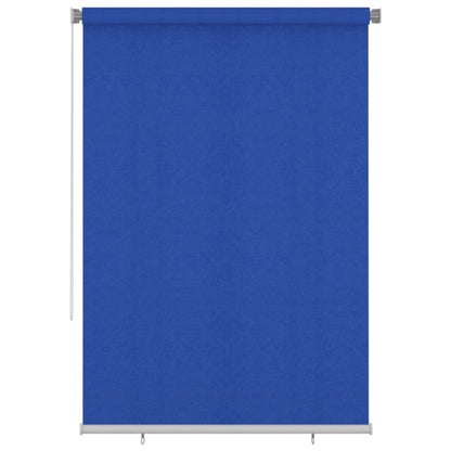 VIDAXL Store Roulant D'extérieur 160x230 Cm Bleu Pehd