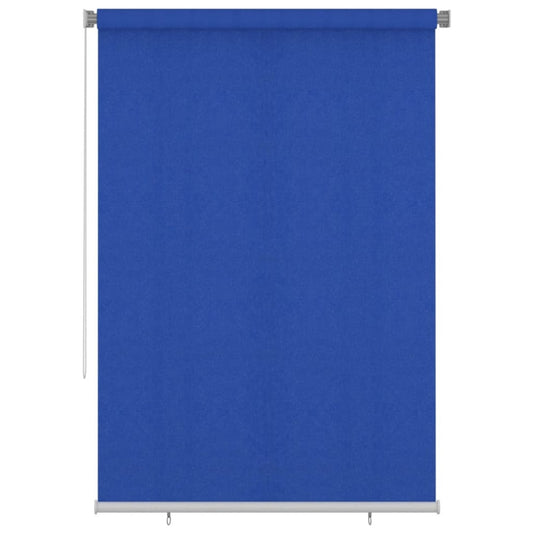 VIDAXL Store Roulant D'extérieur 160x230 Cm Bleu Pehd