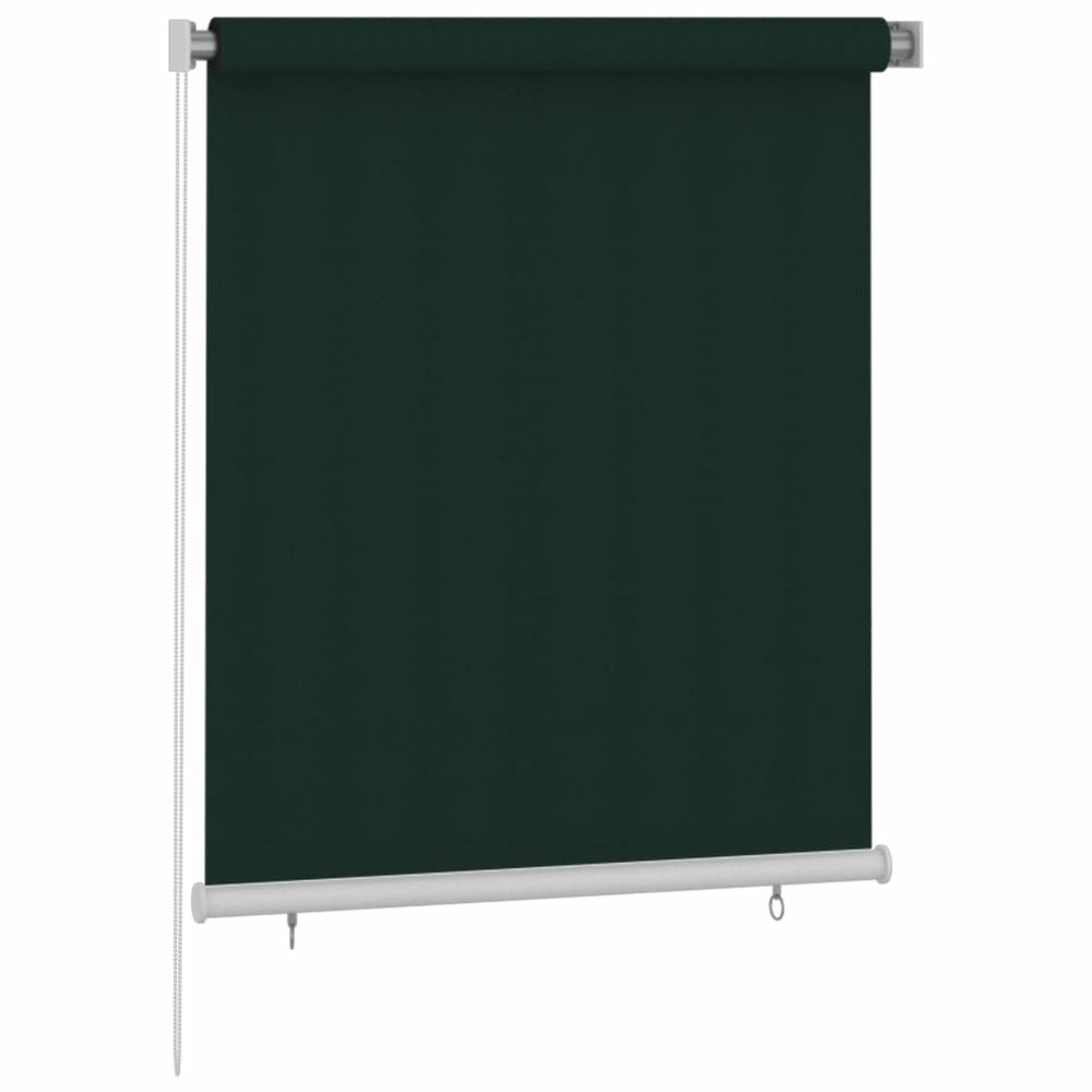 VIDAXL Store Roulant D'extérieur 120x140 Cm Vert Foncé Pehd